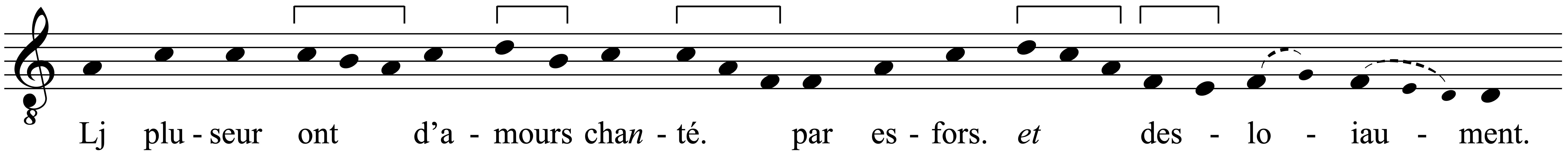 Work musical notation